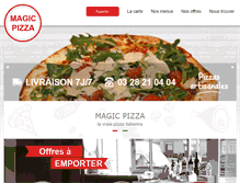 Tablet Screenshot of magic-pizza.fr